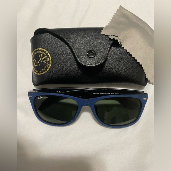 Ray-Ban Blue and Black Sunglasses - Picture 2 of 14
